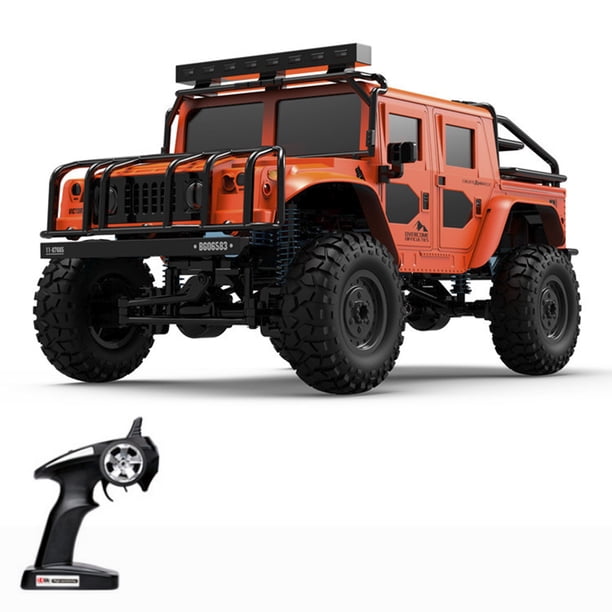 Carro de control remoto Coche de control remoto 1/12 Escala completa 2.4GHz Camiones todoterreno 4WD Vehículo Carreras Escalada Coche Regalos para niños Adultos Romacci Carro de control remoto