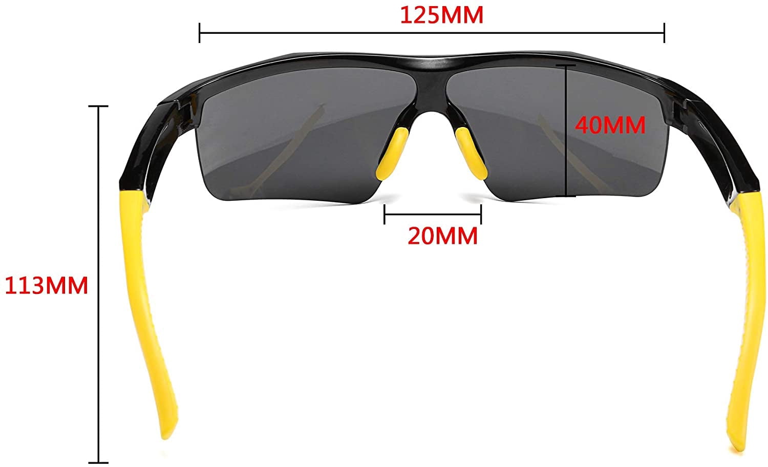 FEISEDY Kids Teens Sports Polarized Sunglasses TR90 Frame Boys Girls Cycling B2454