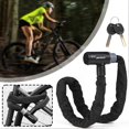 thumbnail image 2 of Anti-theft Bike Lock, Steel Cable Bike Lock, Bike Chain Lock, Black Bike Lock, Bike Locks, 2 of 5
