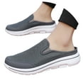 thumbnail image 3 of Unisex Slippers Slip on Mules Clogs Diabetic Walking Shoes Wide Width Footwear Plantar Fasciitis Indoors Outdoors, 3 of 9