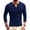 Blue, variant on Yaoyar Mens Fashion Henley Shirts Long Sleeve Button Cotton T-Shirt Large Size Men's And Stretch T-shirts Long-sleeved Tops,Blue,M