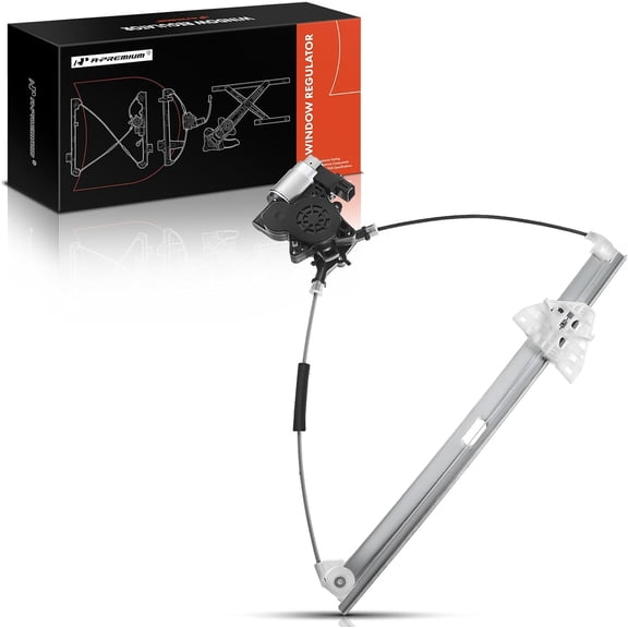A-Premium Power Window Regulator with Motor Compatible with Mazda 5 2006-2010 2012-2015 Front Right Passenger Side