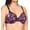 Black Watercolor, variant on Women's Warner's 1593 This is Not a Bra Tailored Underwire Contour (Winterberry/Blue Dot 38B)