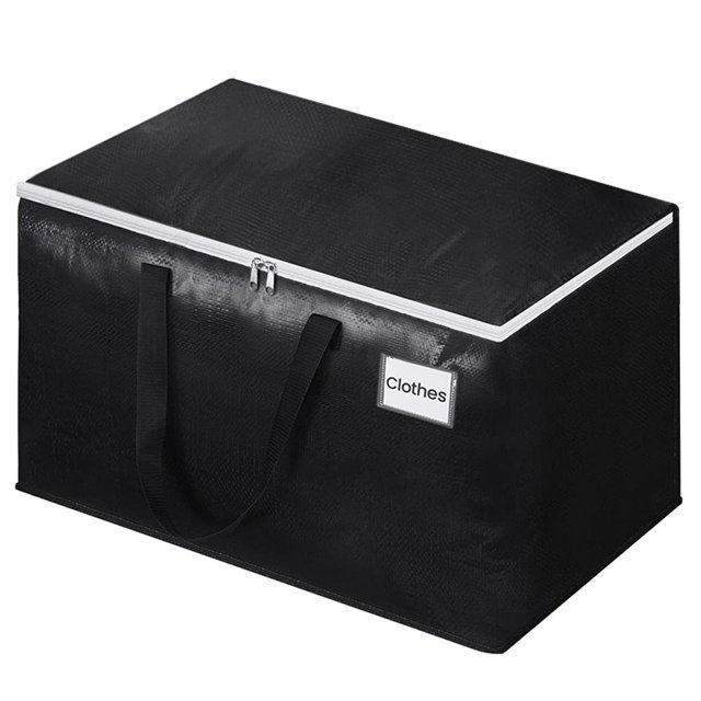2Uds. Almacenamiento 90L Bolsas Para Mudanzas Bolsas De Embalaje Para Ahorro De Espacio Suministros Para Mudanzas Negro