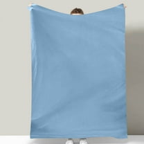 AZXY 40x60 Blankets and Throws Clearance,Fleece Blanket Twin,Solid Fuzzy Soft Cozy Blue Throw Blanket,Throw Blankets for Couches and Sofas