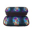thumbnail image 5 of Lsque Magic Mushrooms ,Fireflies Printed Big Capacity PU Leather Pencil Case Large Pencil Pouch Stationery Pen Bag Pencil Holder for Teen, 5 of 6