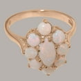 thumbnail image 5 of LBG British Made 9k Rose Gold Natural Opal Womens Statement Ring - 33 size options - Size 5, 5 of 6