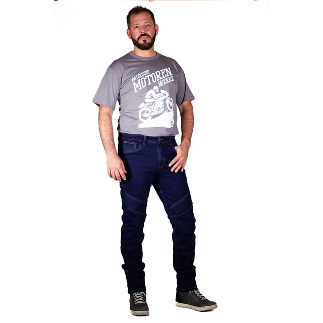 Pantalón Motociclista Kevlar Black Label Biker Stelvio