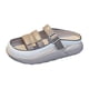 thumbnail image 3 of Sandalias de Mujer a La Moda, Zapatos Planos Impermeables Ligeros, Zapatos Planos para Niñas Y Mujeres, Suela de Goma, Sandalias de Playa para Piscina Caqui, 3 of 8