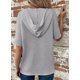 thumbnail image 2 of Camiseta Dokotoo Oversized para mujer de punto gofrado gris XXL, 2 of 6