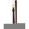 thumbnail image 2 of Citizen Watchband 8mm, Dark Brown, Genuine Leather Strap, Gold Tone Buckle, Regular Length  Fits Watch Model EC9052-02A or Any watch  watchband connect to teh watch  is 8mm  59-76260, 2 of 3