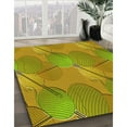 thumbnail image 3 of Ahgly Company Machine Washable Indoor Round Transitional Brown Area Rugs, 3' Round, 3 of 7
