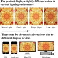 thumbnail image 5 of Bohemian Bathroom Curtain Colorful Boho Floral Print Beautiful Bright Polyester Fabric Cloth Shower Curtain for Bathroom Decoration, 72"x72" (Tape K), 5 of 6