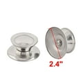 thumbnail image 2 of Unique Bargains Bouton de Remplacement pour Couvercle de Casserole Ronde en Acier Inoxydable 2 Pcs, 2 of 3