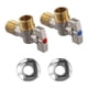 thumbnail image 3 of Brass ball core angle valve large flow triangle valve water heater, 3 of 5