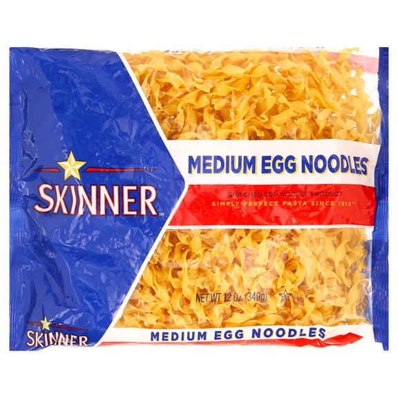 (12 Pack) Skinner Medium Egg Noodles Pasta, 12 Oz