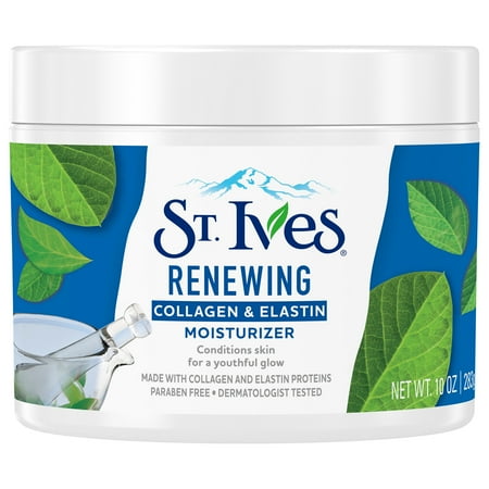St. Ives Collagen Elastin Paraben free and Non Comedogenic, Face Moisturizer for Dry Skin, 10