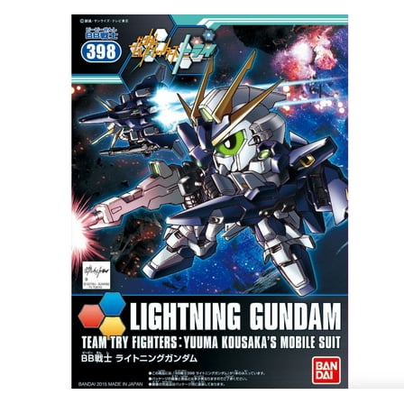 Bandai 2294632 BB SD #398 Lightning Gundam (Team Try Yuuma Kousaka's)