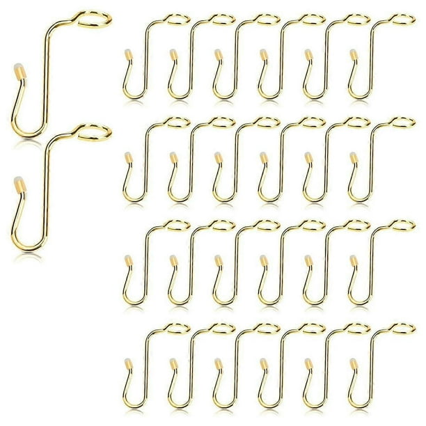 50PCS Hanger Connector Hooks Hanger Extender Hooks Stable Clothes Hanger Connector for Clothes Hangers