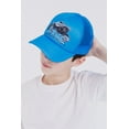 thumbnail image 3 of Monster Jam Megalodon One Size Youth Mesh Adjustable Snapback Baseball Cap Blue OS Youth, 3 of 5