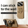thumbnail image 3 of Designed for iPhone 13 Case with Camera Lens Protector, Magnetic Invisible Stand [Compatible with Mag-Safe] Military Drop Protection Shockproof Anti-Slip Suction Cup Phone Cover, Bronze, 3 of 6