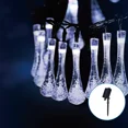 thumbnail image 1 of Guirnaldas De Luces Led Solares Exterior 10m Navidad Adornos Blanco, 1 of 1