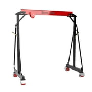 SILVEL 2 Brand New Ton Adjustable Steel Gantry Crane, Portable Lift Hoist, 4000 lb Capacity,4 Package Delivery, 6.101.500.93in