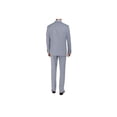 thumbnail image 2 of DTI BB Signature Men's Suit 2 Button Modern Fit Side Vent Jacket Flat Front Pant Stone, 2 of 3