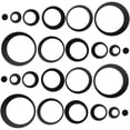 thumbnail image 5 of unbranded 36 Pcs Mirror Decorations for Room Sticker Removable Decals Wall Black, 5 of 8