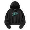thumbnail image 1 of Sudadera Sudaderas Con Capucha Para Mujer Letras Cómodo Y Elegante Traje De Otoño Negro S, 1 of 8