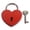 J*3, variant on Heart Shaped Padlocks,Small Gold Padlock with Key,Small Metal Decorative Locks for Luggage,Jewelry Box,Storage Box and Diary Mini Bags,Valentine's Day and Birthday Gift(2.3x1.7")(Purple)