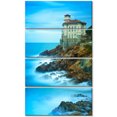 thumbnail image 2 of Boccale Castle on Cliff Rock and Sea - Beach Photo Canvas Print, 2 of 3