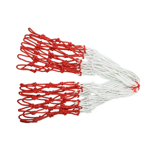 ZLight Filet de Basketball de Remplacement Extérieur Professionnel pour Basketball Blanc de Rouges Arceaux Blanc de Rouges 48cm
