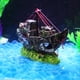 thumbnail image 4 of Adorno para acuario, velero, barco hundido, destructor, pecera, cueva, decoración Tmvgtek Oficina Multiescena Multifunción, 4 of 6