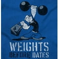 thumbnail image 2 of Popeye Sailor Weights Before Dates Men's Graphic T Shirt Tees Brisco Brands M, 2 of 6