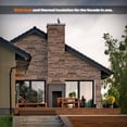thumbnail image 6 of Izodekor 3D Brick Effect Wall Panels - Cladding, Stone Look, Styrofoam Facing for Living Room, 19x39 in, 10 Panels, Farmhouse Style SL-1901, 6 of 11