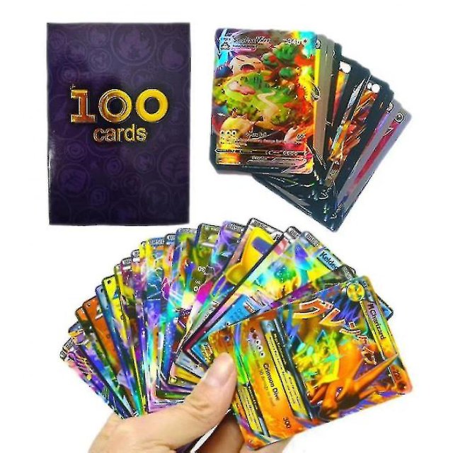 100 tarjetas V troyanas en caja Vmax super Troyan Game Booster versión en inglés 100 (60v40vmax) kaili Sencillez