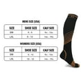 thumbnail image 2 of Extreme Fit L-XL Breathable Spider Running Polyester Athletic Compression Socks, Copper-2, 2 of 7
