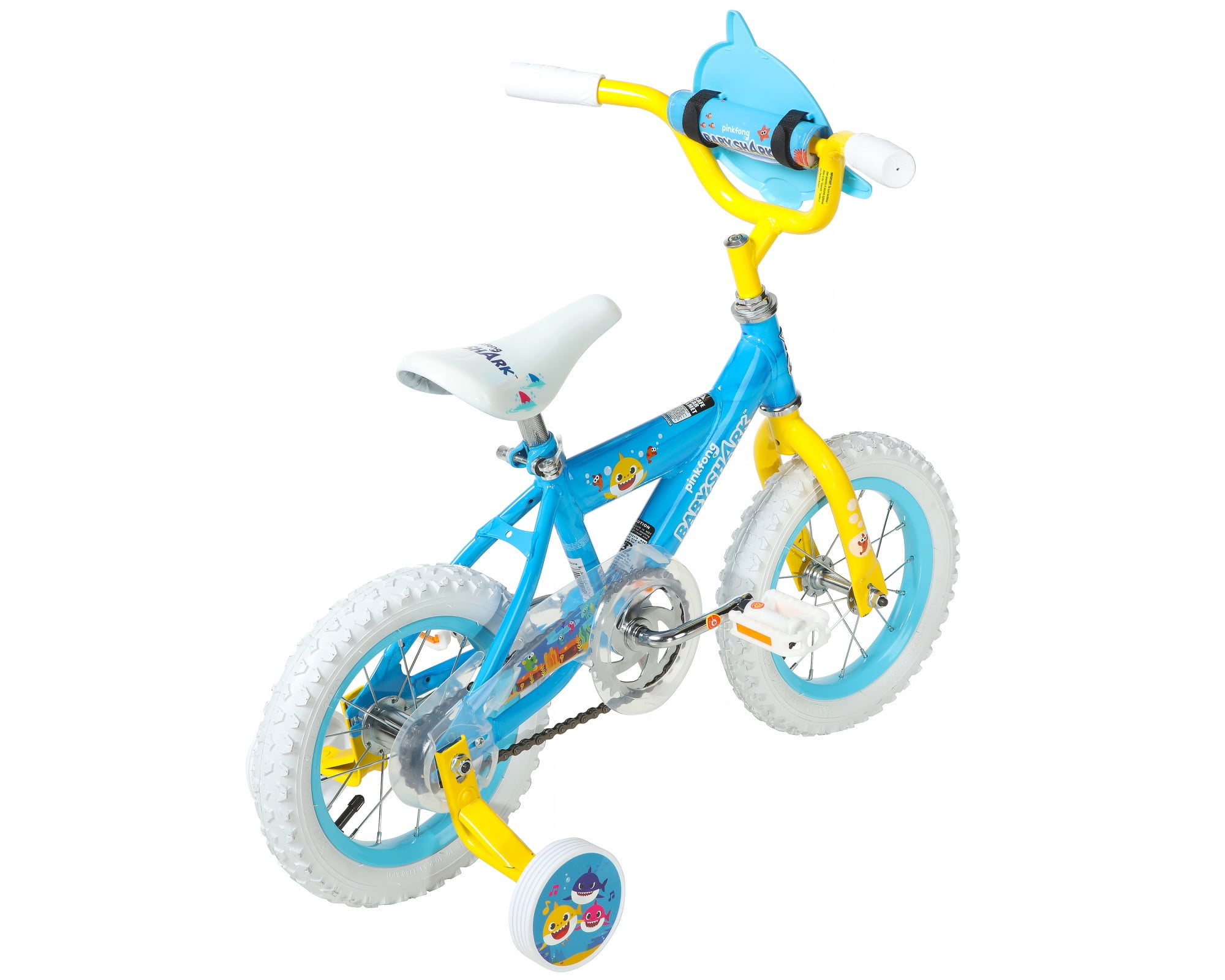 Dynacraft Baby Shark 12-Inch Boys BMX Bike For Age 3-5 Years
