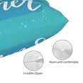 thumbnail image 5 of Kll Enjoy Summer Pillow Covers Envelope Closure,Super Soft And Cozy Fuzzy Fleece Pillow Case Cover 14"X20", 5 of 9