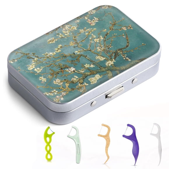 Estuche portátil para hilo dental Gerkia con dispensador de viaje