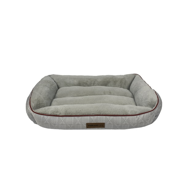 Vibrant Life 27 X 36 Lounger Pet Bed Large Taupe Walmart Com Walmart Com