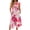 Pink Floral, variant on Fantaslook Floral Tank Dresses for Women Flowy Sleeveless Asymmetrical Hem Dress Beach Sundress with Pockets