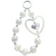 thumbnail image 1 of Cadena de cuentas para teléfono móvil con forma de corazón de perlas de cristal, joyería para mujer (azul), 1 of 5