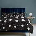 thumbnail image 3 of Moon And Star Print Duvet Cover Set Themed Multicolor Polyester Bedding Set for Bedroom Decoration, 3 of 6