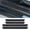 Black, variant on 4PCS Car Door Sill Protector, Anti-Scratch Car Door Edge Guard, Waterproof Door Sill Stickers, Front/Rear Door Step Guard, Door Entry Guard Decoration Accessories for Car Truck SUV (Black/Red)