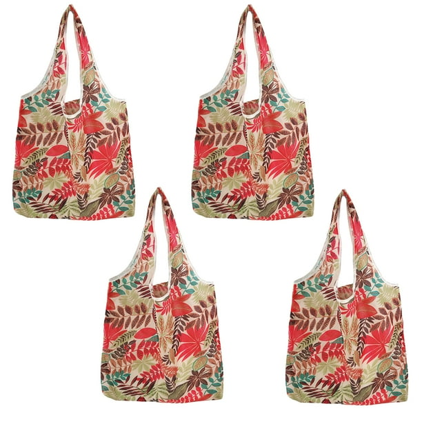 Bolsas de supermercado reutilizables Bolsas de supermercado plegables Bolsas de supermercado lindas resistentes al desgarro e impermeables