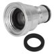 thumbnail image 1 of Stainless Steel Keg Coupler Adapter with 1/2" Liquid Ball Lock, Beer Keg Brewing Accessory, 1 of 4