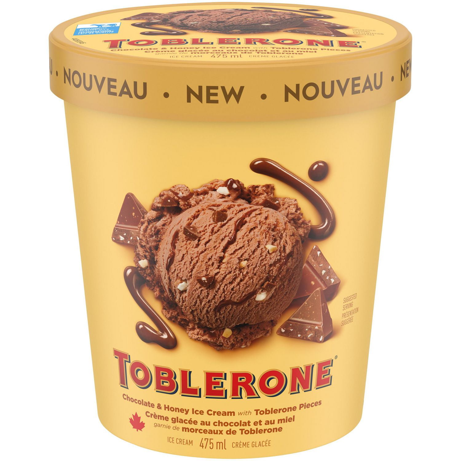 Nestle Toblerone Ice Cream 475 Ml Tub Walmart Canada