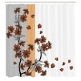thumbnail image 2 of Ambesonne Japanese Shower Curtain, Sakura Blooms Sprint Print, 69"Wx84"L, Pale Orange, 2 of 4